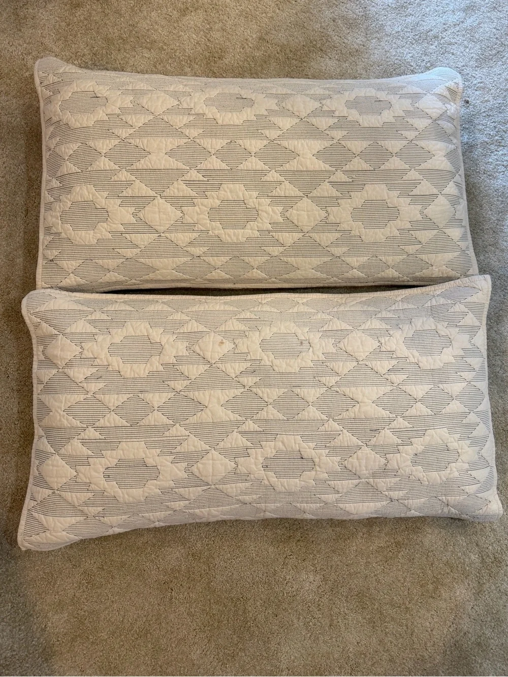 King Pendleton YUMA STAR STITCHED QUILT SET